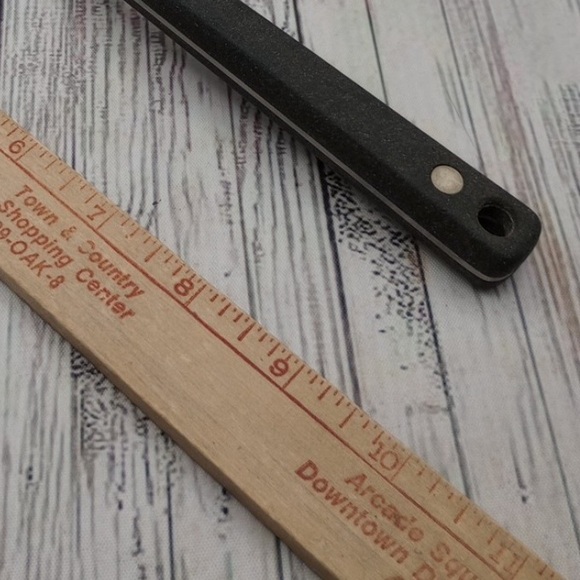 Vintage EKCO Flint Vanadium Slotted Short Stainless spatula flipper turner 50’s